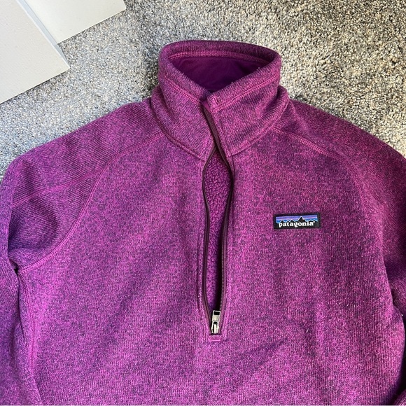Patagonia pink Half zip women's fleece sweater Size S - Picture 2 of 8
